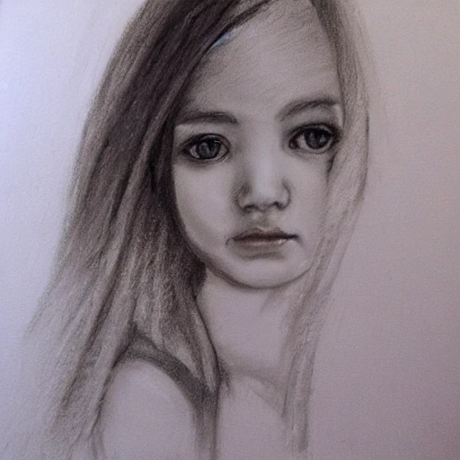 , 3D, Pencil Sketch, Oil Painting, girl