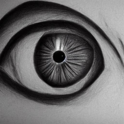 human eye, Pencil Sketch