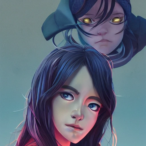 Son los mismos que espían tu paso, anime byrossdraws and liya nikorov and simon stalenhag and magali villeneuve and luxearte, mods, and Artgerm, tank, inspired by graphic novel cover art, DnD trending on artstation, realistic portrait full body, large eyes, by andrew robinson, architectural, ( ilya kuvshinov ), artstation 3 d render, art by artgerm and H R Giger and alphonse mucha, lit by morning light, passionate, hres, dream - like heavy dark mysterious nightmare atmosphere, shaman, art nouveau aesthetic, , Cartoon