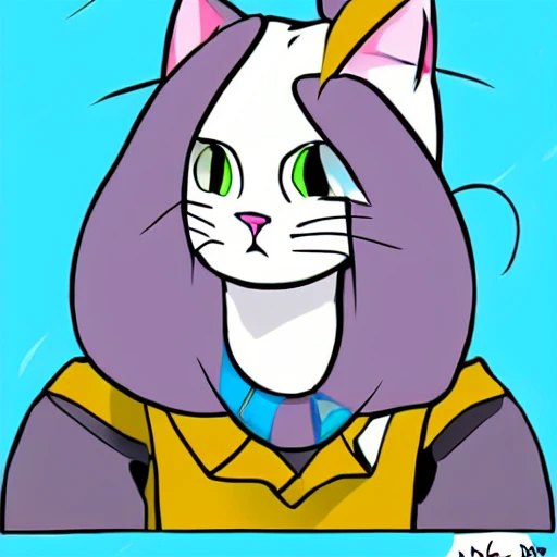 Waifu cat, Cartoon