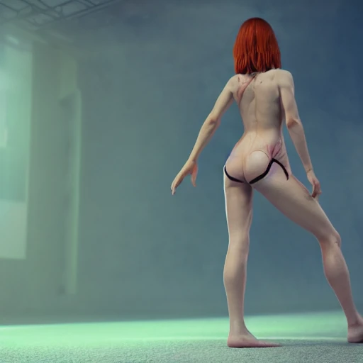 1girl, a real perfect female anatomy of ginger, sweaty naked upper body, hyper details, volumetric lighting, cinematic lights, photo bashing , epic cinematic, octane render ,extremely high detail, post processing, 8K wallpaper, Film Grain, 3d, denoise, redshift style, photoshoot