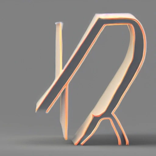 letter a, 3d letters, stefan kunz,