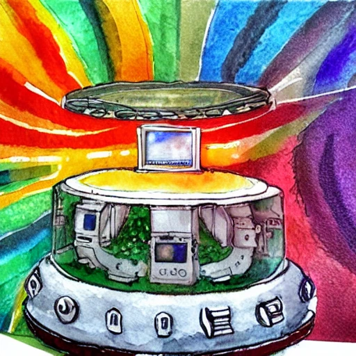 , Water Color time machine
, 3D