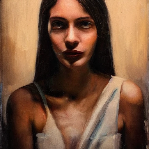 by xima, Oil Painting, people in new york, cinematic lighting, perfect face