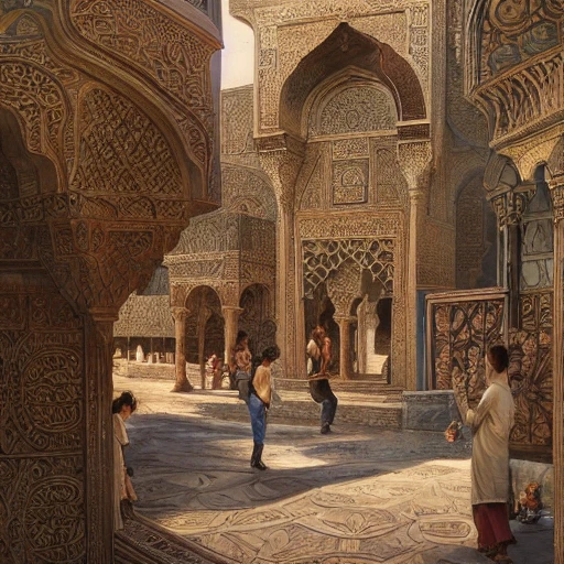 A perfect painting of an ancient Persian town, perfect walls, intricate, highly detailed, 3d, trending on artstation, intricate, elegant, highly detailed, digital painting, artstation, concept art, smooth, sharp focus, illustration, art by artgerm and greg rutkowski and alphonse mucha, 8k

