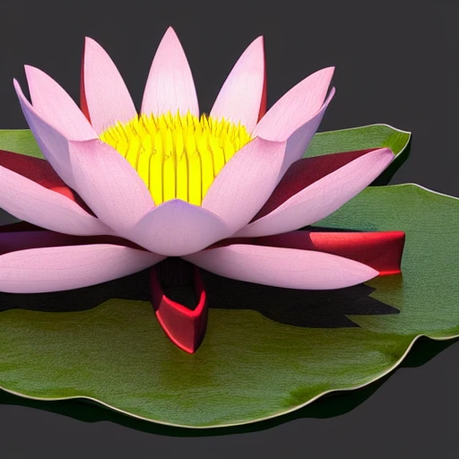 Lotus, 3D Model, 3D Render, center