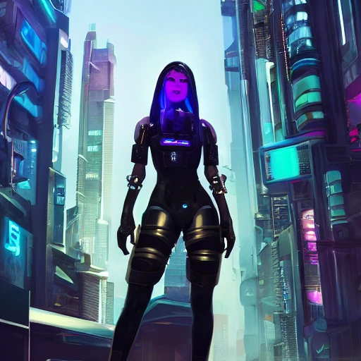 Cyberpunk, woman standing on the street,
overwatch, marvel, high-tech clothing, the background is a futuristic city,
Very detailed, intricate, elegant, rich in detail, trends on artstation, digital art, perfect face, perfect eyes, perfect composition, Stanley Artgerm Lau, beautiful perfect face, Dear Ella