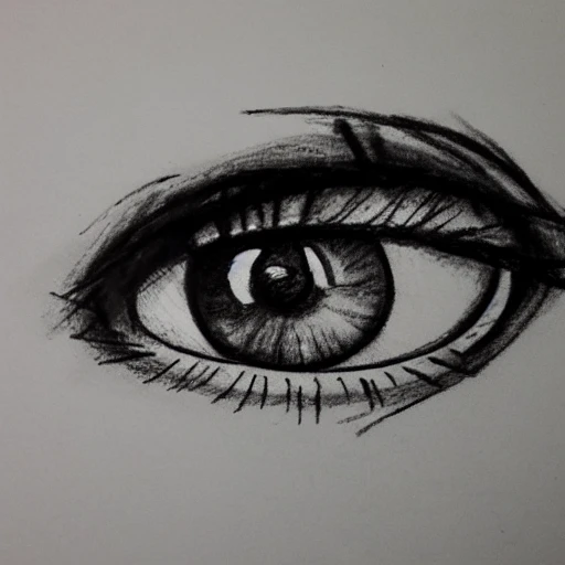 eye pencil scetch - Arthub.ai