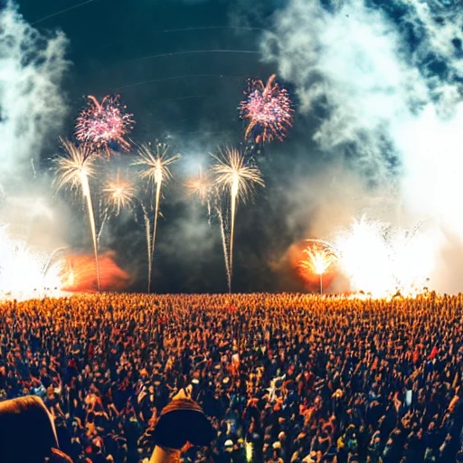 Awakenings Festival with cats, photography, fireworks