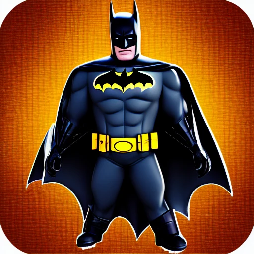 create batman emoji, 3D - Arthub.ai
