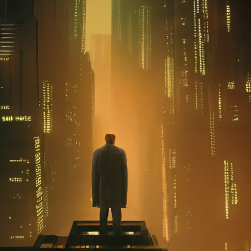 blade runner, cityscape, portrait, cinematic, photography, 50mm, unreal, hyper detailed, redshift3d