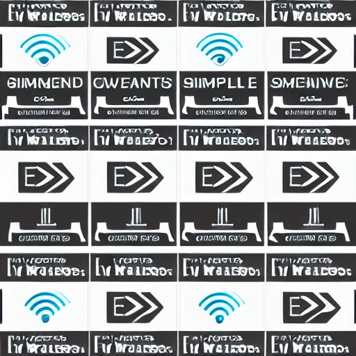 wireless communication company logo,simple