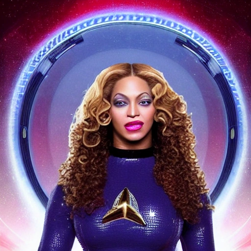 A spunky vivacious young woman, on deck of the starship enterprize, with curly bouncy long blond hair, with body of Beyoncé, hauntingly beautiful symmetrical face with hypnotic deep dark blue eyes, in translucent micro sheer skirt, star trek Enterprise, red stiletto high heels thigh high stockings, symmetrical eyes, legs open, beautiful symmetrical face, revealing chest open sheer translucent shirt, cherry red full lips + sheer short translucent shear micro mini skirt with open sides, Photorealistic  of a beautiful woman. Photograph, Hyper realistic, Photorealistic, Photorealism,body symmetrical anatomy.zoomed out, full body ,photorealistic skin f 5.6 + 85mm , extremely detailed,maximum texture ,maximum details,dramatic clair obscur, ultra-realistic, soft shadows RHADS, low angle shot, cinematic lighting, epic cinematic angle,visual clarity, 200mm, UHD, 32k, 16k, 8k, 3D shading, Tone Mapping, Ray Tracing Global Illumination, Diffraction Grating, Crystalline, Lumen Reflections, Super-Resolution, gigapixel, color grading, retouch, enhanced, PBR, Blender, V-ray, Procreate, zBrush, 360 3d view, Unreal Engine 5, Cinema 4D, ROMM RGB, Adobe After Effects, 3DCG, VFX, SFX, FXAA, SSAO, 3D,high fantasy, cinematic lighting, fantasy style - v4 --upbeta --ar3:2 --test --creative -

, 3D, Cartoon, 3D