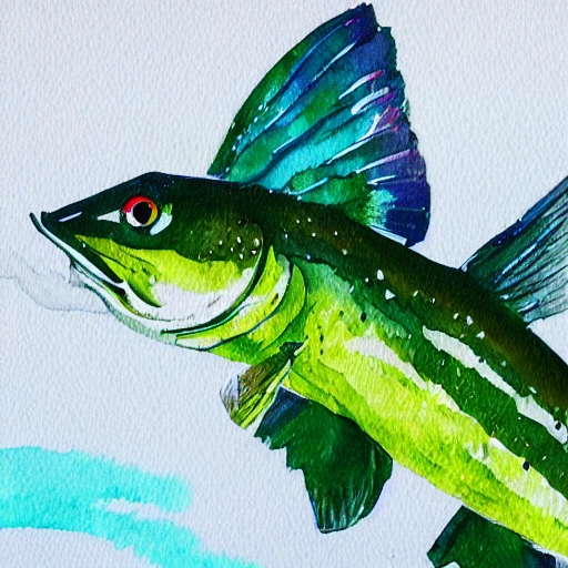 
, Water Color painting, northern pike, white background, green colors
Color splash 