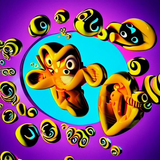 , Trippy, , Cartoon, 3D