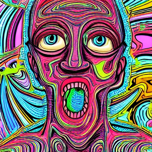 psychedelic mouth