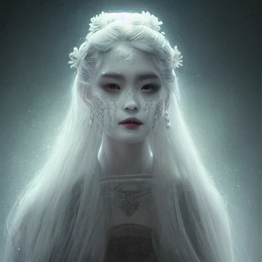 elden ring style, Beautiful smiling Geisha, perfect milky white skin, intricate, elegant, highly detailed, trending on artstation, by Tom Bagshaw and Seb McKinnon, ultra detailed, hyper-realistic, cinematic, dramatic lighting, volumetric lighting, 150mm, octane render, photorealistic, denoise, photograph with a Hasselblad H3DII



"Negative Prompt": "lowres, airbrushed, red eyes, freckles, rash, text, watermark, bad anatomy, bad hands, text, error, missing fingers, extra digit, fewer digits, cropped, worstquality, low quality, normal quality, jpegartifacts, signature, watermark, username, blurry, bad feet, extra limbs"
