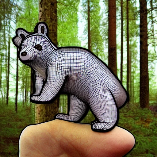 don't poke the sleeping bear, Trippy, 3D