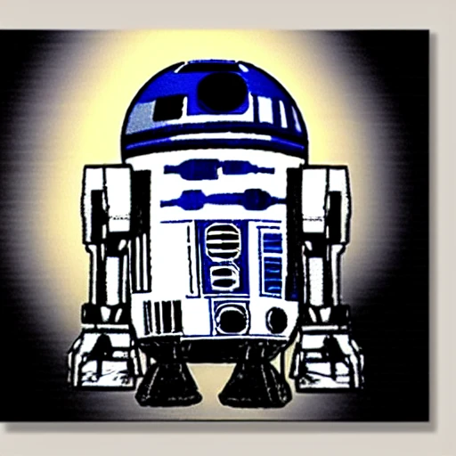 r2d2 Abstract art - Line art