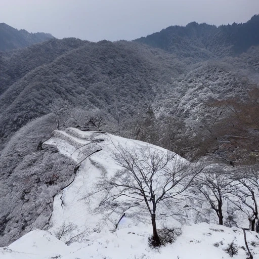 偏远山村,黄昏,寒冷,现实,幻想,高清,电影