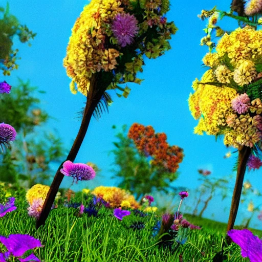 planet earth surrounded by flower, 8k, hyperrealistic, detailed