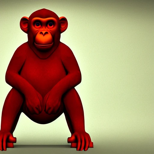 , 3D monkey , communist