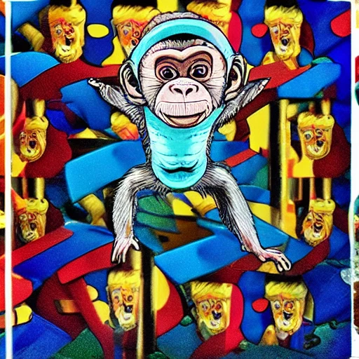 , monkey , Trippy, president
, 3D