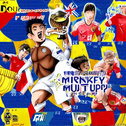 , doujinshi doujin cover, monkey, FIFA cup,