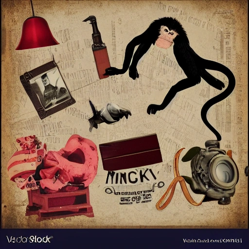   monkey, vintage, detective