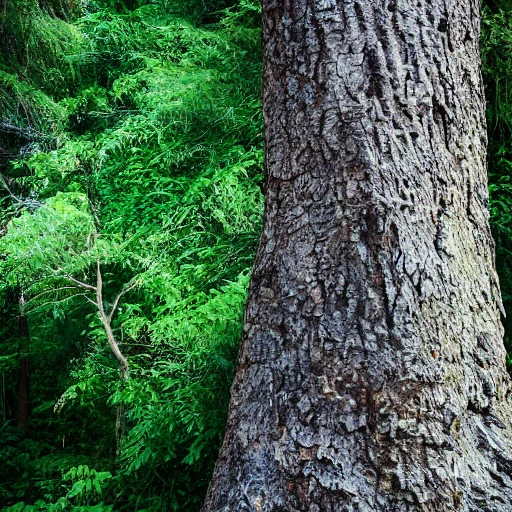 MOUNTAIN TREE AND FACE