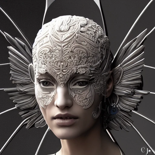 mdjrny-v4 style, symmetric, intricate, centred 3d render ultra d ...