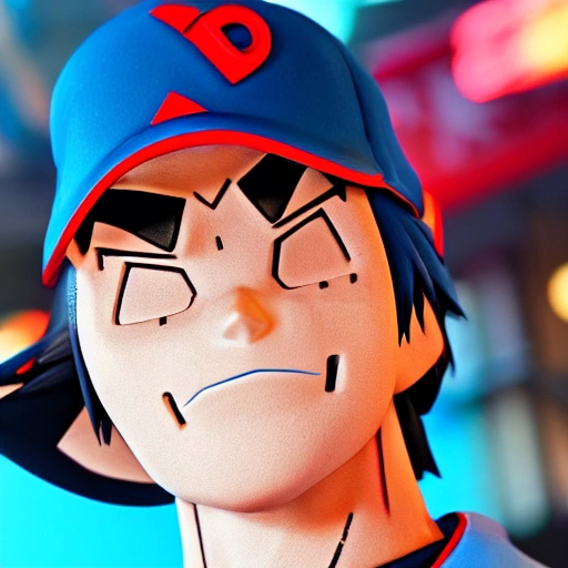 side close up portrait of ash Ketchum detailed face, large muscles, 8 pecs, shiny, insanely realistic, chiseled jaw, very muscular, full body, dynamic standing pose, spotlight, cyberpunk city, wired, multicolored, vibrant high contrast, hyperrealistic, photografic, 8k, epic ambient light, octane render, 712 x 430