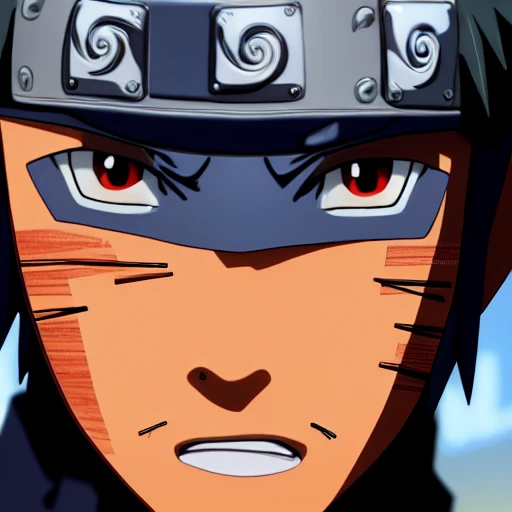 naruto, character portrait, portrait, close up,, Stable Diffusion