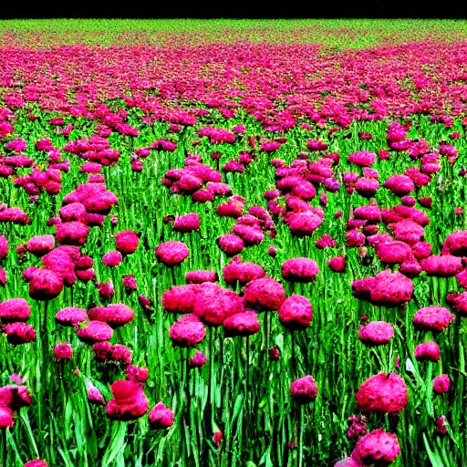 opium field flowers,, Trippy