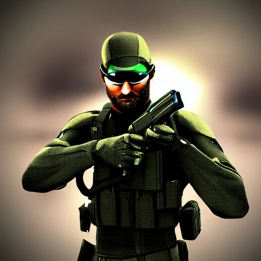 Sam fisher, 3D