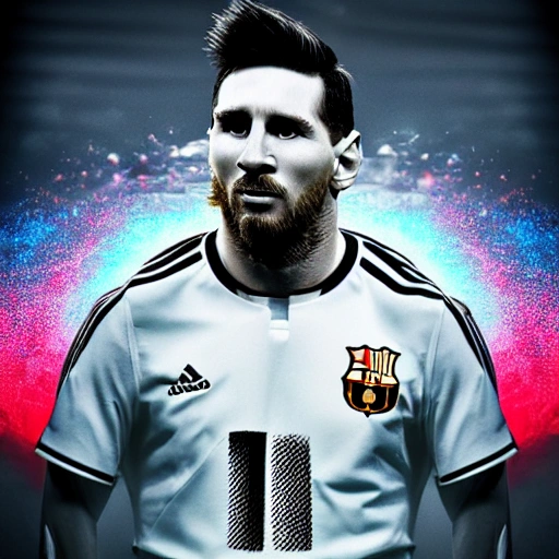 mdjrny-v4 style, A real perfect portrait of messi made by beautiful and elegant pure white bio organic ceramic   hyper details   concept futuristic style and ecorchè style   cinematic lights   photo bashing   epic cinematic   octane render   extremely high detail   post processing   8k   denoise --upbeta --q 2 --v 4