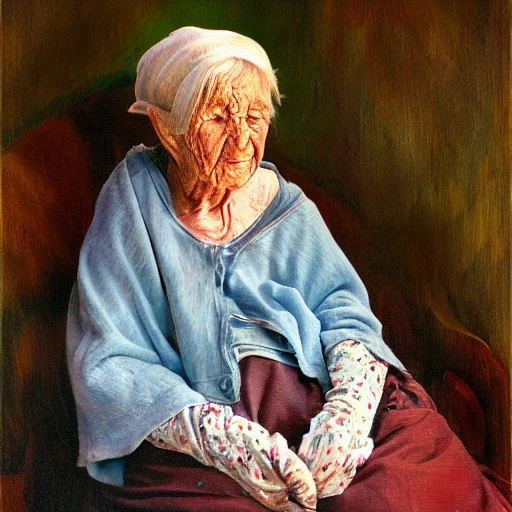 Old woman, by Mary Josephson