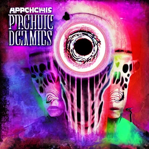 psychedelic horror dream, accurate features,