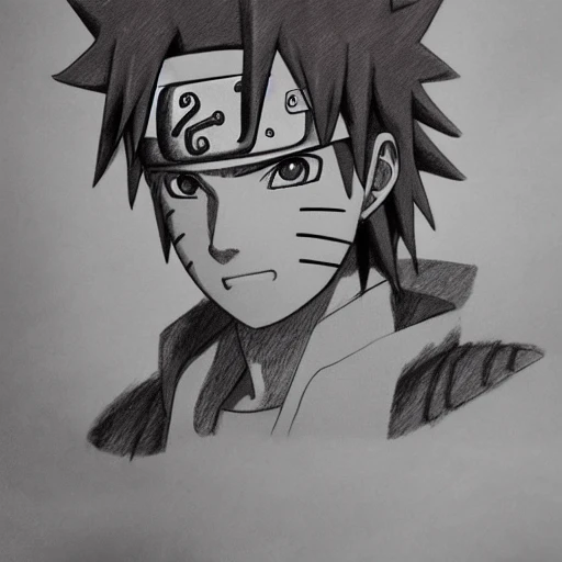 Naruto, Pencil Sketch 