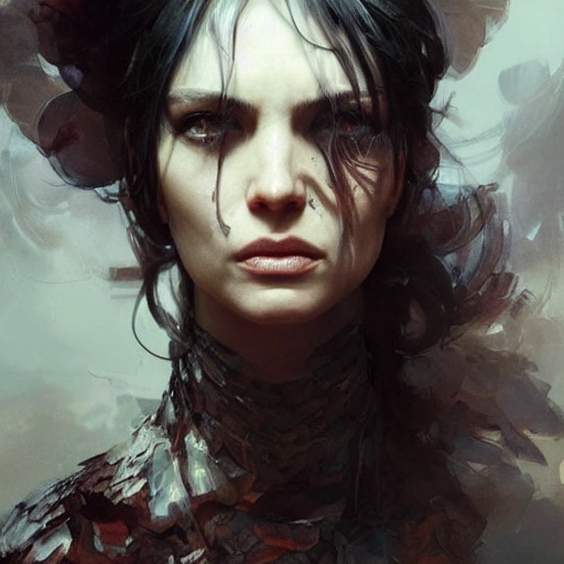 witch, full body, beautiful face, sexy, fractal, intricate, sharp focus, illustration, highly detailed, digital painting, concept art, matte, art by ruan jia and wlop and greg rutkowski, masterpiece 