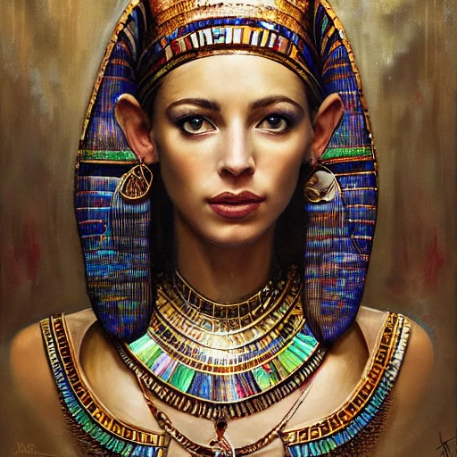 Beautiful Egyptian princess, Cleopatra, bright eyes, a beautiful ...