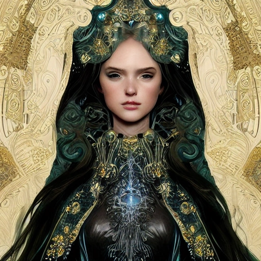 beautiful space princess, stars, action, ornate dress, crystals headwear, elegant, luxury trenchcoat, centered head, focus on face,  ultra detailed face,  fantasy, flat light, ultra photo-realistic, intricate, masterpiece, insanely detailed, john William warehouse, Charlie Bowater,  Gabriel Ferrier, 