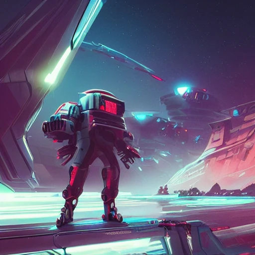 futuristic space captain, Detailed, 8k, sci-fi, panel, concept, simon stalenhag ,syd mead, insane detail, ash thorp, kyza, cyberpunk, collection