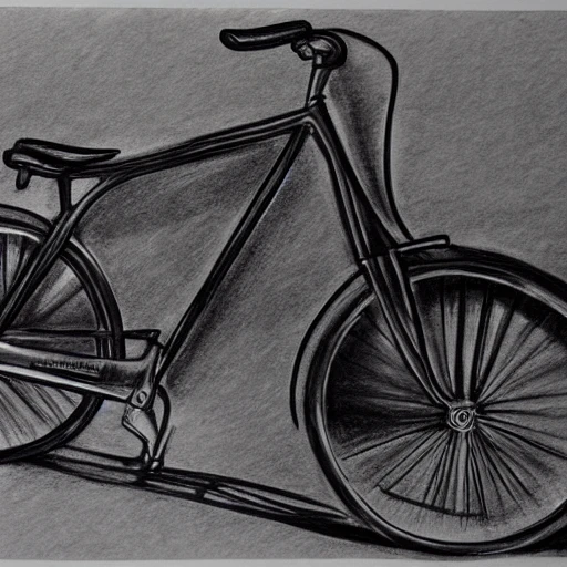 Sketch Bicycle Ground Pencil Drawing Black Stock Illustration 1432948226   Shutterstock