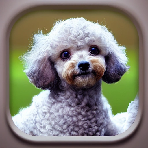 Beautiful application icon for an iOS developer tool
ultra high resolution, toy poodle with slightly gray hair,
design, ux/ui, ux, ui --v 4