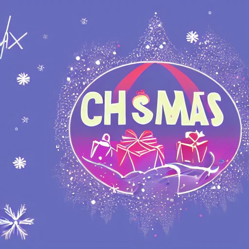 a chrismas illustration with virbant color, tendance UI, tendance dribbble, smooth gradient, neumorphism, icon