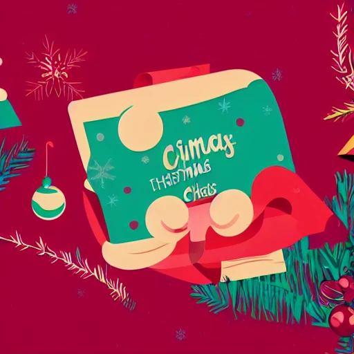 a chrismas illustration with vibrant color, present, gift,  tendance UI, tendance dribbble, smooth gradient, neumorphism, icon --v 4