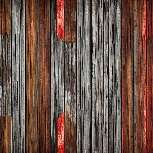 hand-painted stylized wood planks texture material for games, 3D