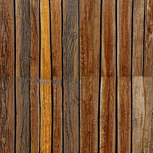 hand-painted stylized wood planks texture material for games, 3D, Oil Painting