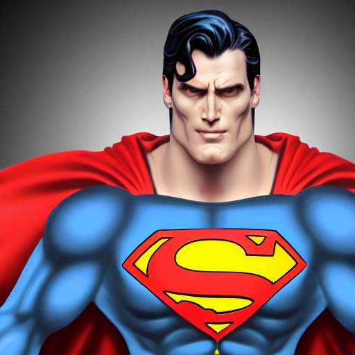 superman as a villain, highly detailed face, realistic eyes and nose, evil, bad, scary, epic ambient light, 8k, ultra realistic, trending on art station
